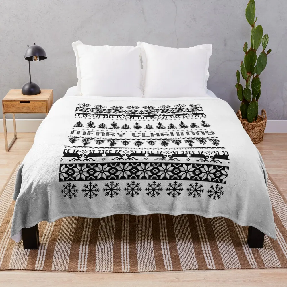 

Clash Of Clans Merry Clash Mas Throw Blanket Single Custom Decorative Beds Retros Blankets