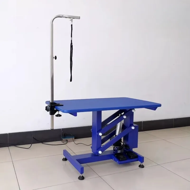 

Electric Z-shaped Lifting Grooming Table Foldable Pet Large Hot Selling Blue Dog Electric Z-shaped Lifting Grooming Table