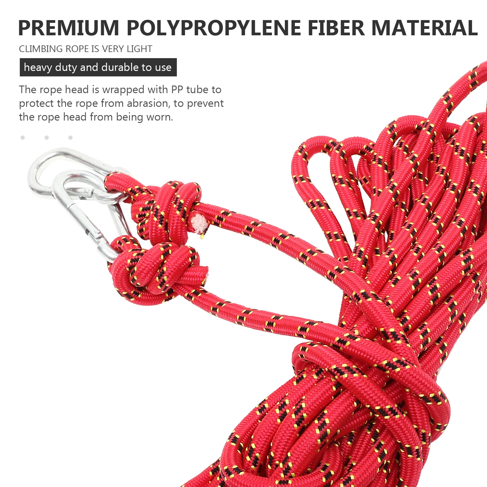 

Premium Mountaineering Safety Climbing Outdoor Escape Rock Hiking Fitness Durable Polyester Lightweight Camping for Adults