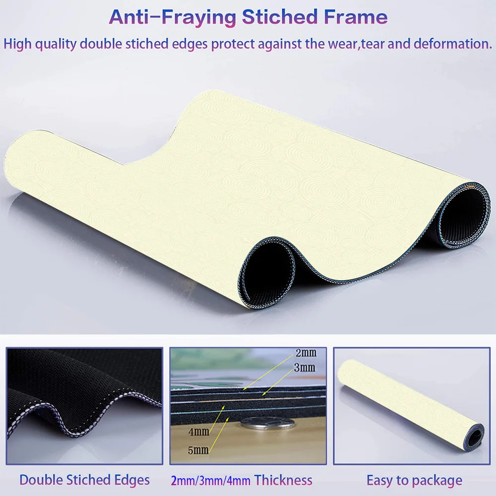 Mousepad Laptop Office Gamer Accessories Pad on The Table Anime Mouse Mats Art Table Desk Mat Pc Gaming Keyboard Big Rug Deskmat