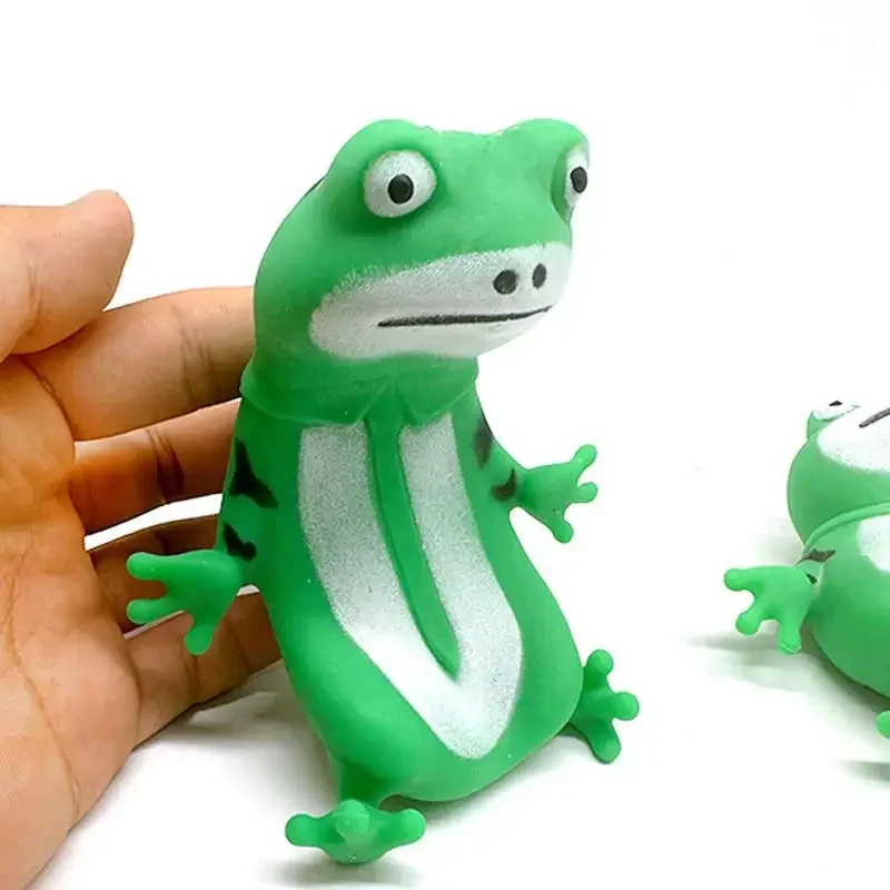 Kids Toys Anti Stress Squishy Stretch Deformation Frog Squeeze Stress Relief Toys Adult Squeeze Frog Fidget Toys Fun