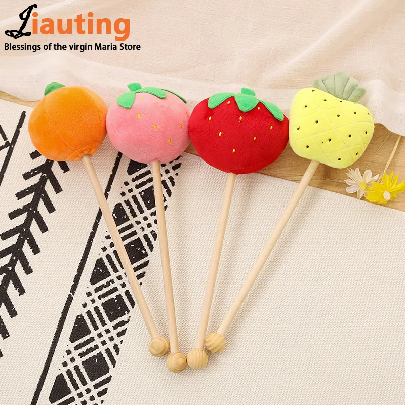 

New Cute Cartoon Massage Hammer Hitting Hammer Stick Handheld Plush Small Hammer For Neck Shoulder Meridians Legs Back Massage