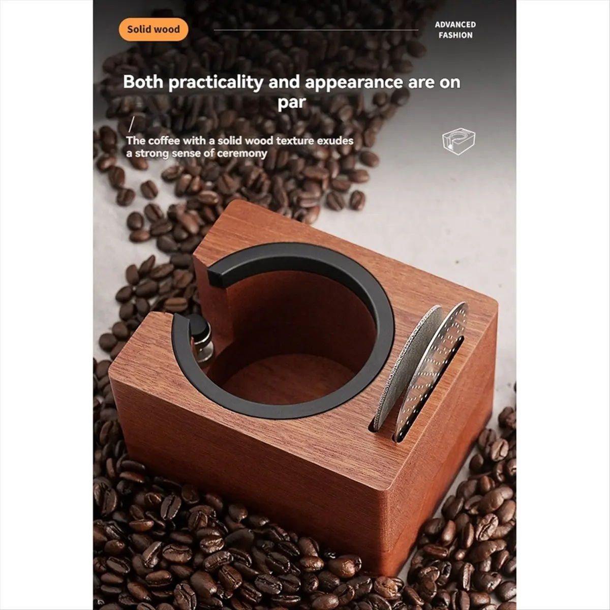DT1963 TO For Espresso Tamping Station 51-58mm Portafilter Holder Coffee Tamper Station Espresso Tools Puck Screen Organzier