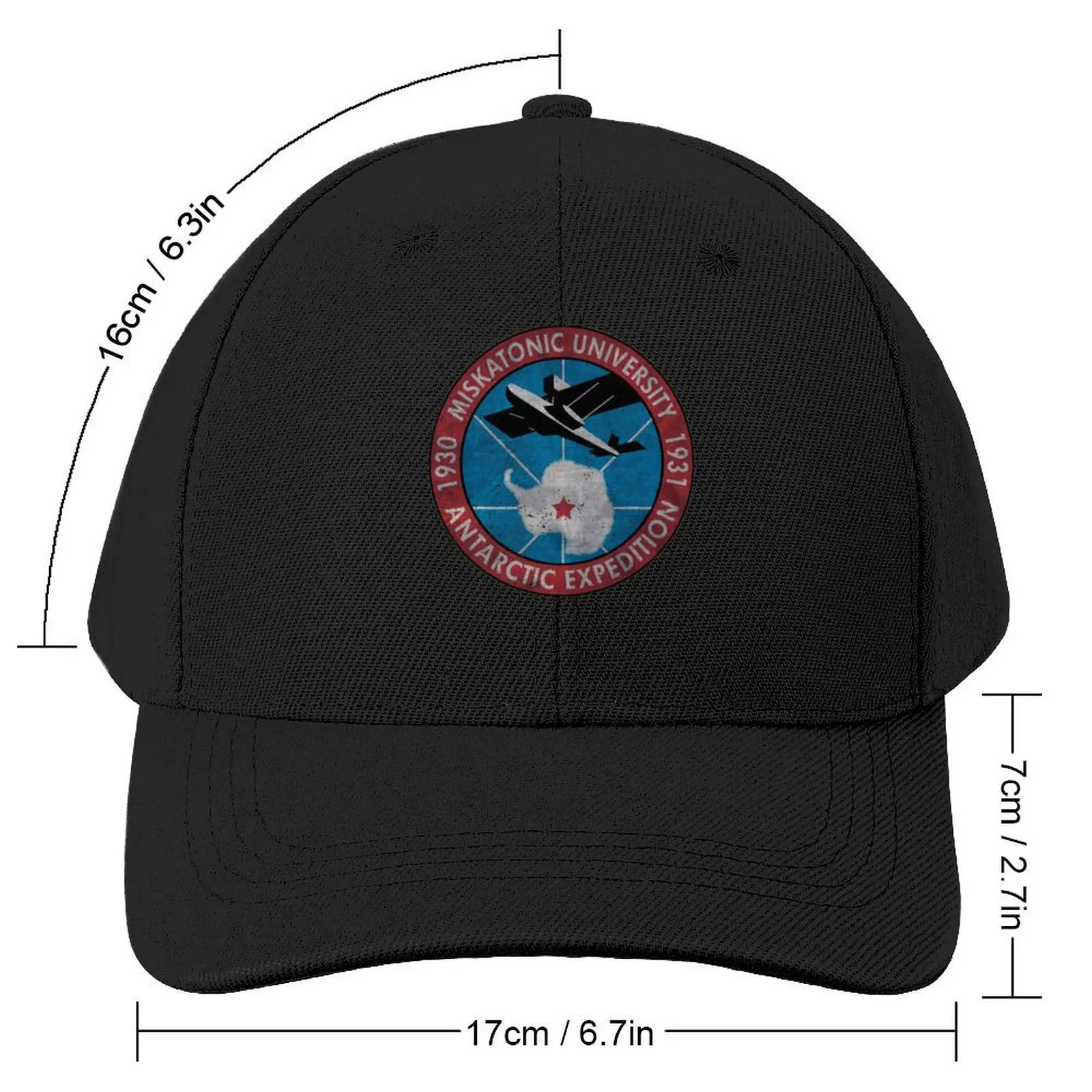 Miskatonic University 1930 Antarctic Expedition II Baseball Cap Brand Man cap Fashion Beach Bobble Hat Caps Male Women's