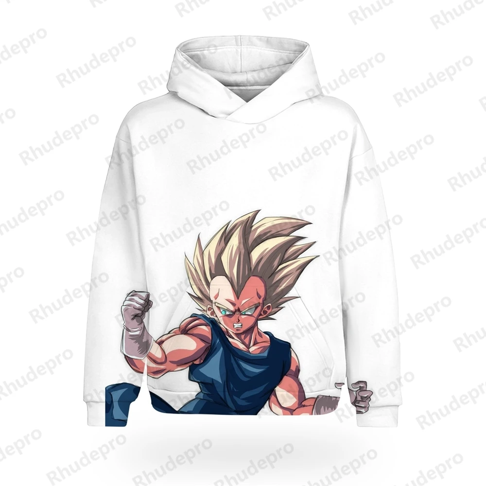 Camiseta de Dragon Ball Vegeta para hombre, Sudadera con capucha de Super Saiya, ropa de calle de moda, Goku, 2024