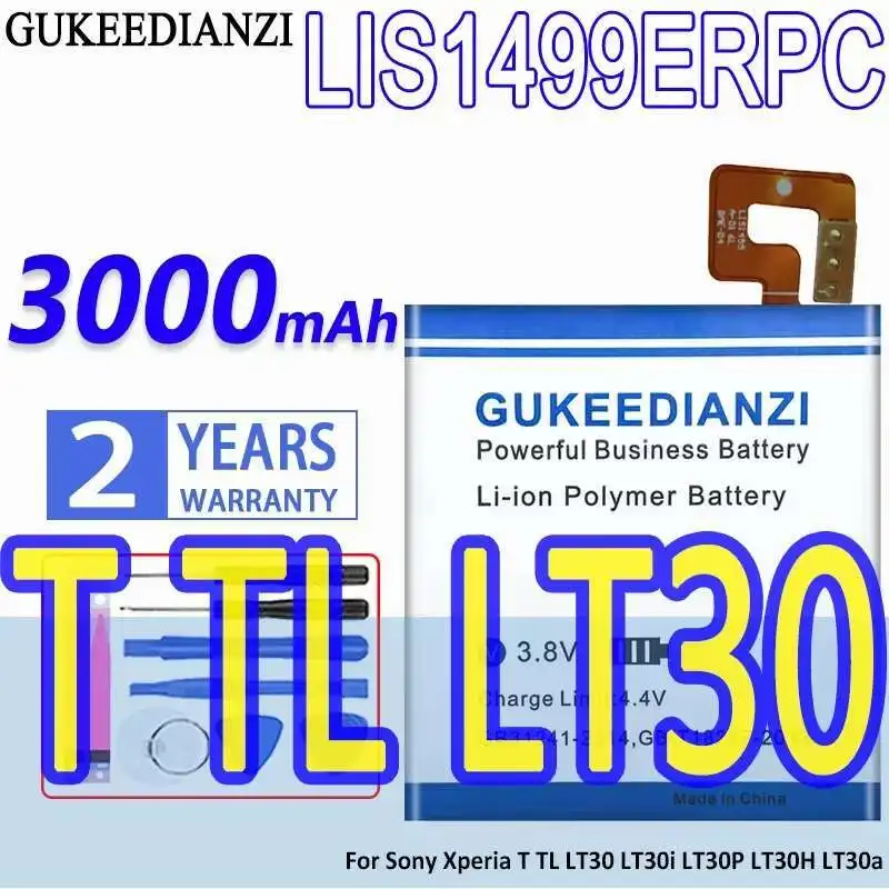 

Mobile Phone Battery LIS1499ERPC 3000Mah For Sony Xperia T TL LT30 Lt30i LT30P LT30H Lt30a Environmentally Friendly