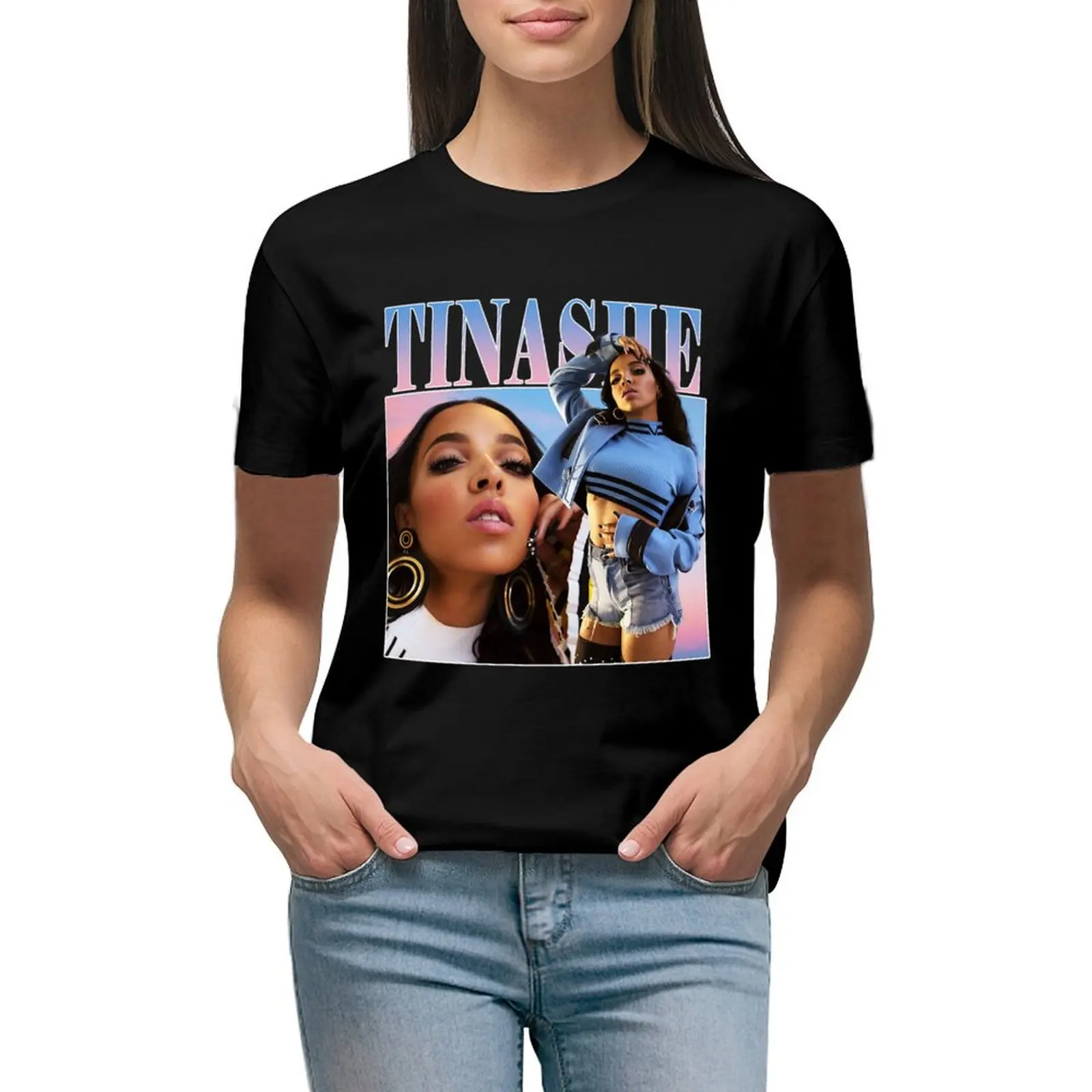 

Tinashe T-shirt cute tops tees spring clothes Women 2024