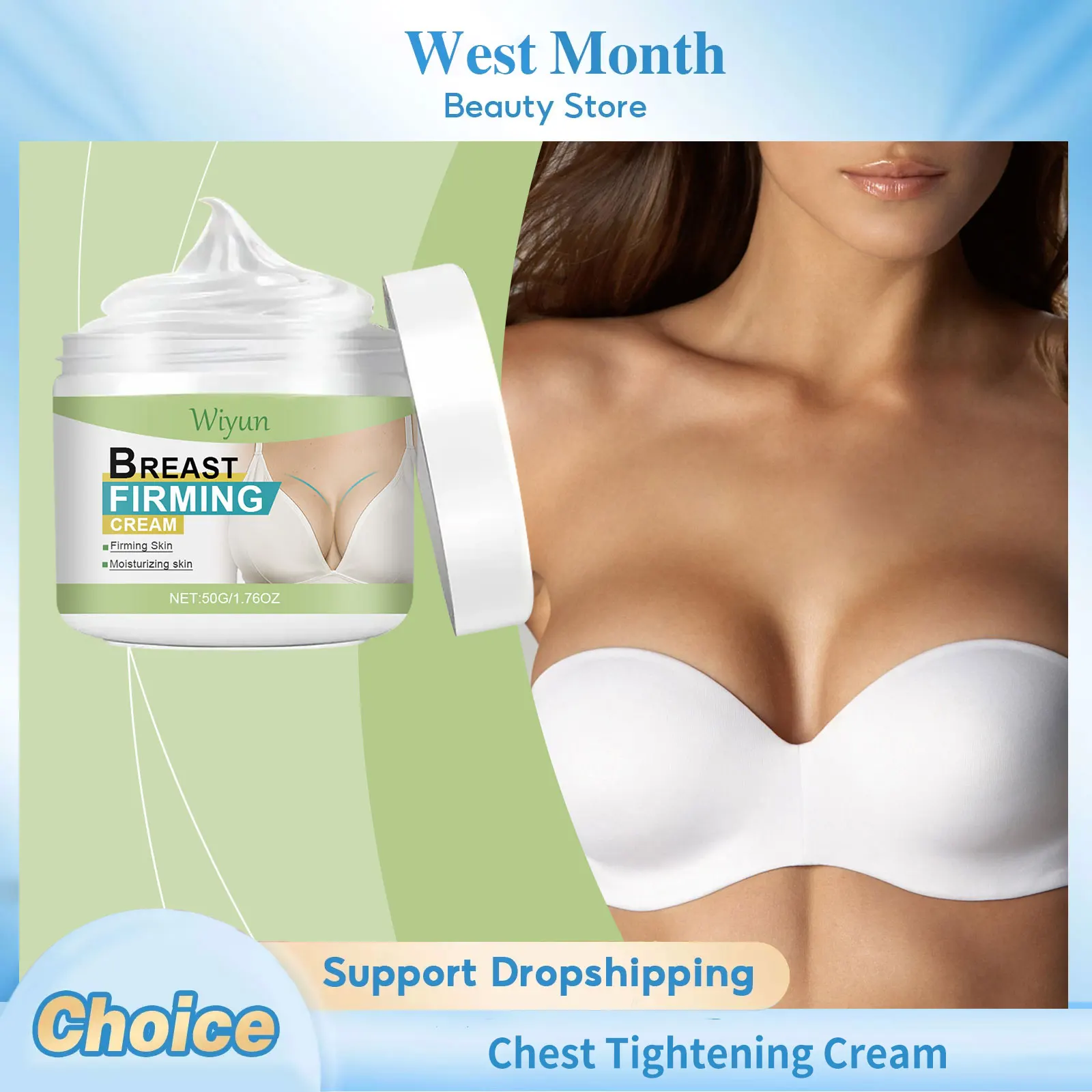 

Chest Tightening Cream Prevent Sagging Lifting Firming Enhance Elasticity Smoothing Moisturizing Breast Plumping Massage Cream