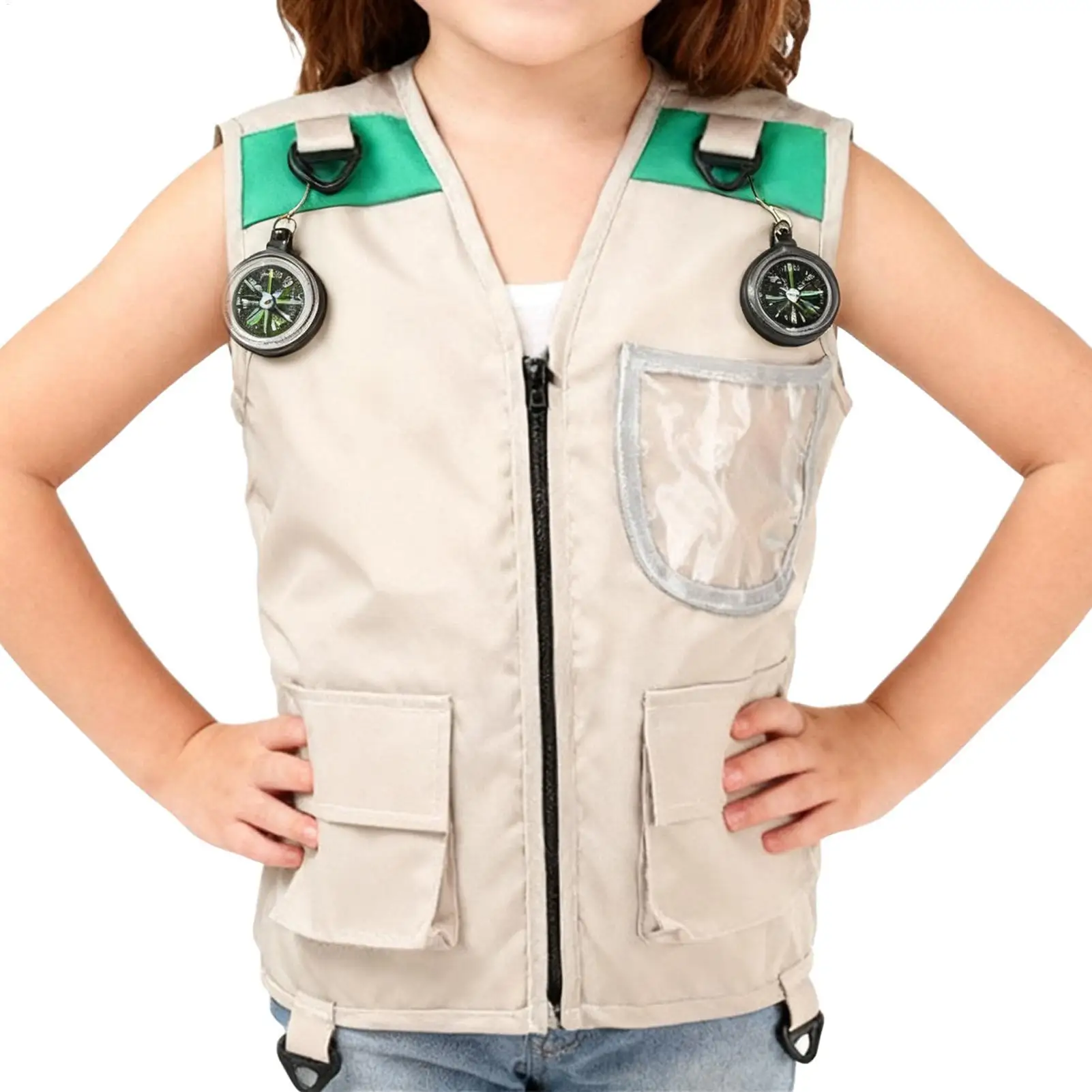 

Жилет для рыбалки для мальчиков, жилет без рукавов для улицы, для парка, зоопарка, кемпинга, пешего туризма, исследования, треккинга, активного отдыха, ролевых игр