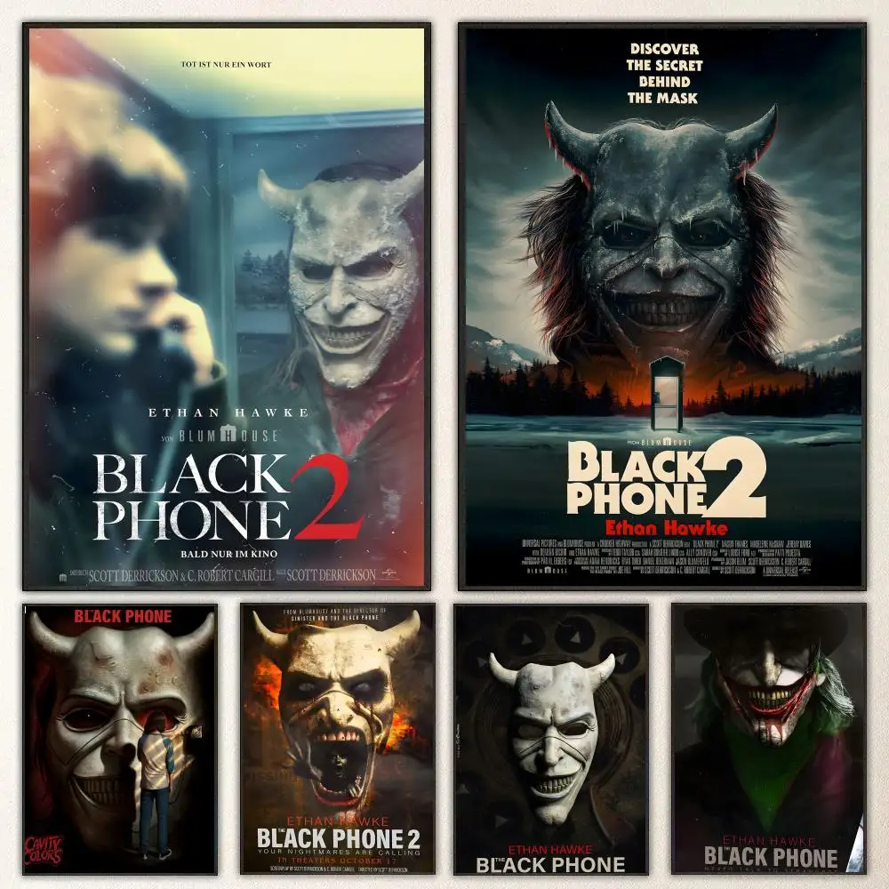 Movie The Black Phone Poster High-definition  poster stickers, suitable for bedroom, living room, home decoration