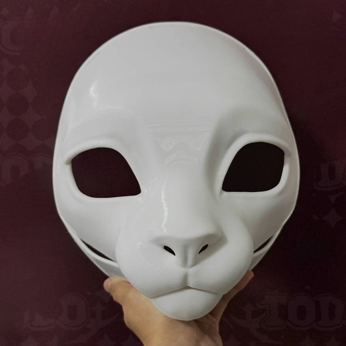 American Style Base Mask Animal Outfit Fur Suit American Style Skull Movable Jaw Kitten Semi Realistic American Style cos prop