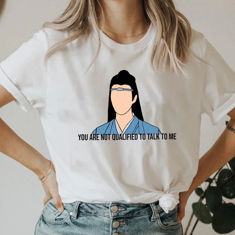 The Untamed T-Shirt Wangxian Shirt Mo Dao Zu Shirt Wei Ying Tee Lan Wangji Shirt Cute Harajuku Cartoon Characters T-Shirt