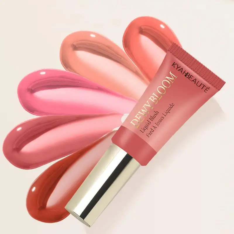 Liquid Blush Stick Liquid Face Blush Cheek Rouge Natural Smooth Cheek Rouge Rouge Pigmented Blusher Cheek Contour Blush