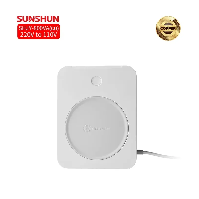 

800W 220V-110V Single Phase Aluminum Winding Toroidal Step-down Power Transformer 50/60Hz