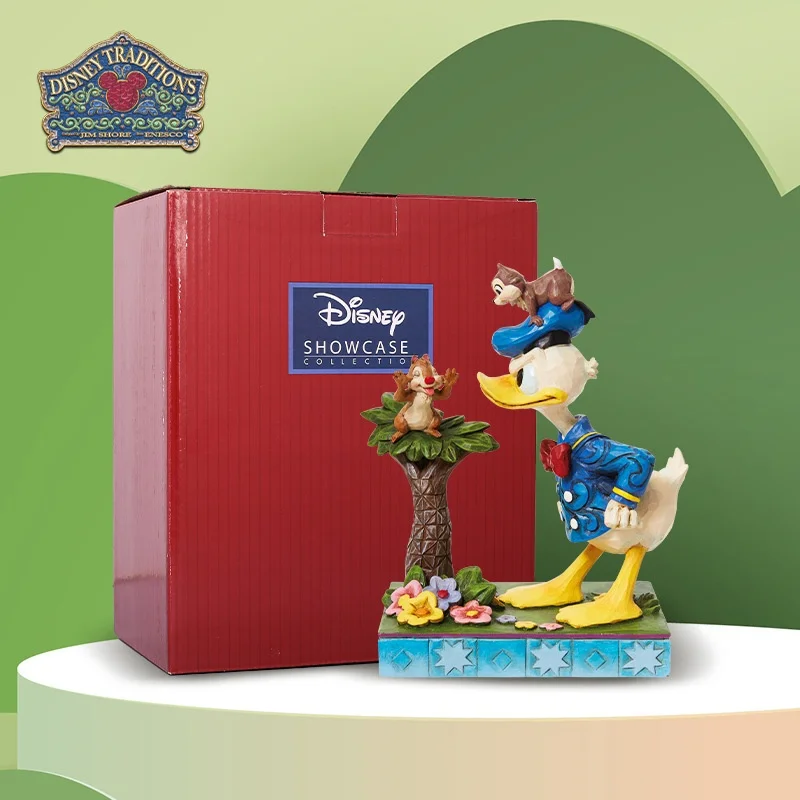 ديزني كيكي تيتي ودونالد داك التماثيل اللطيفة شخصيات كرتونية شخصيات كرتونية عناصر ديكور سطح المكتب هدايا إبداعية للفتيات #3