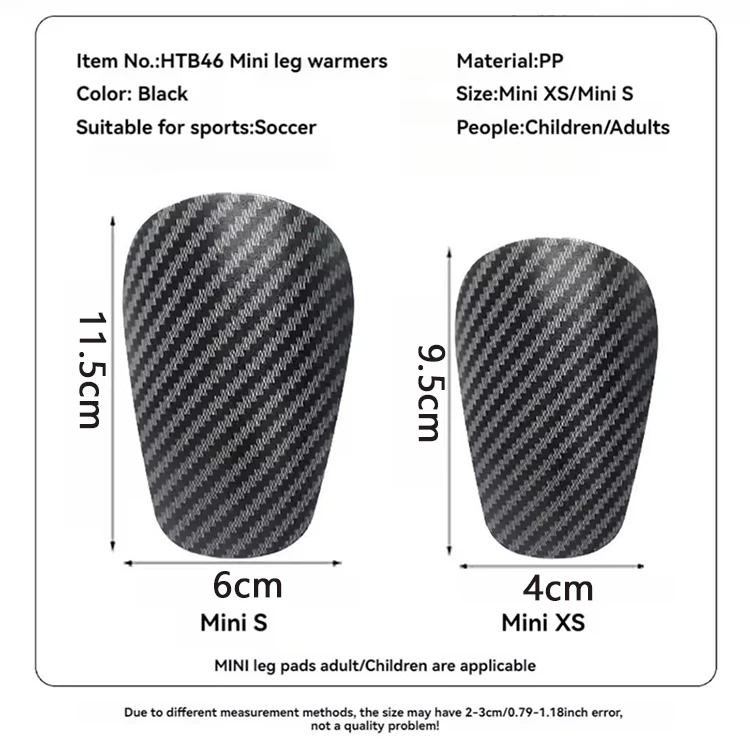 2Pcs Mini Soccer Shin Guards for Teenagers and Adults Sports Protective Gear Shin Guards Protective Equipment image 2