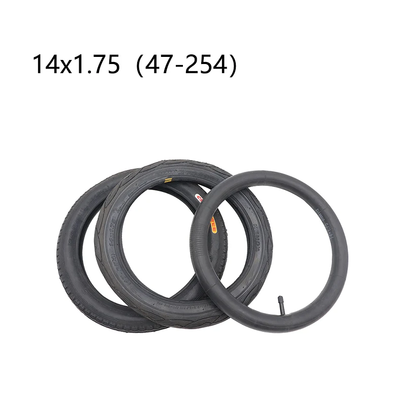 גבוהה באיכות גבוהה 14 x1.75 447-254 tyre צינור פנימי 14*1.75 מתאים לילדים מתקפלים חלקי גלגל אופניים