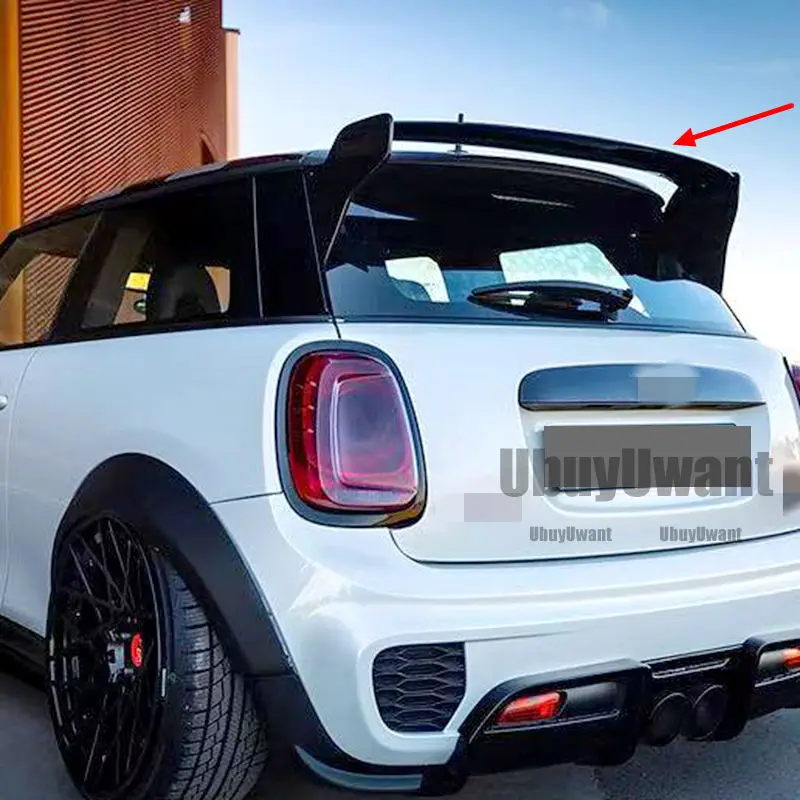 Für BMW MINI Cooper F56 (NICHT F55) Typ B JCW Stil Carbon Faser FRP Dach Spoiler Hinten Flügel außen Body Kits 2014-2020