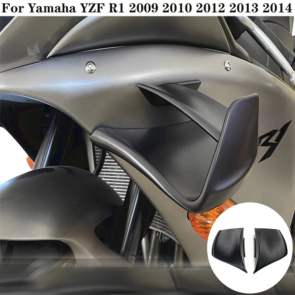 

For Yamaha YZF R1 2009 2010 2012 2013 2014 Motorcycle Aerodynamic Wing Kit Side Wing Fixed Wing Spoiler Fairing Accessories