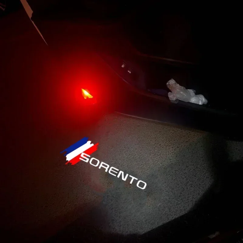 

2pcs Led Car Door Welcome Light Laser Projector Logo Ghost Shadow Lamps for KIA Sorento UM (3th Gen) 2015-2024 Prime 2015-2024