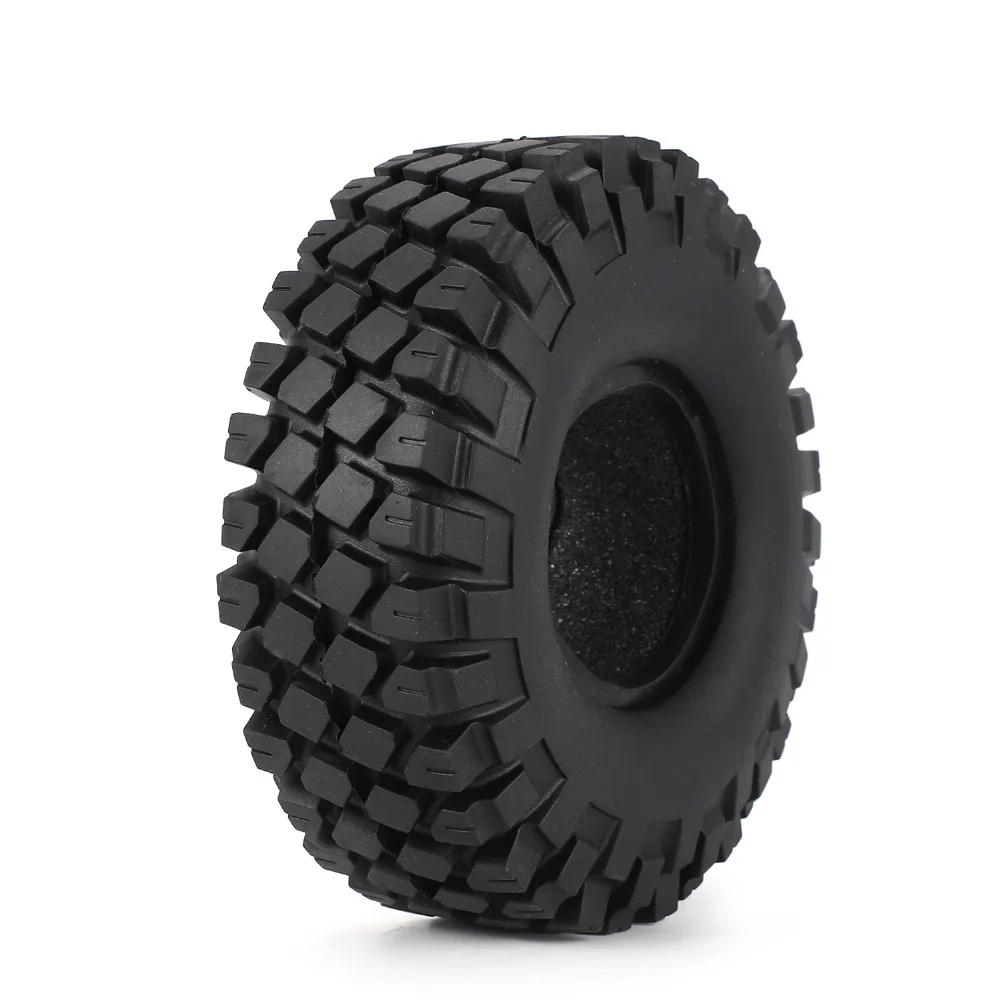 4PCS 1.9 Inch 115mm Rubber Tires Wheel Tyre for 1/10 Off-Road RC Crawler Car Model Traxxas TRX-4 SCX10 RC4D90 Toy Accessories