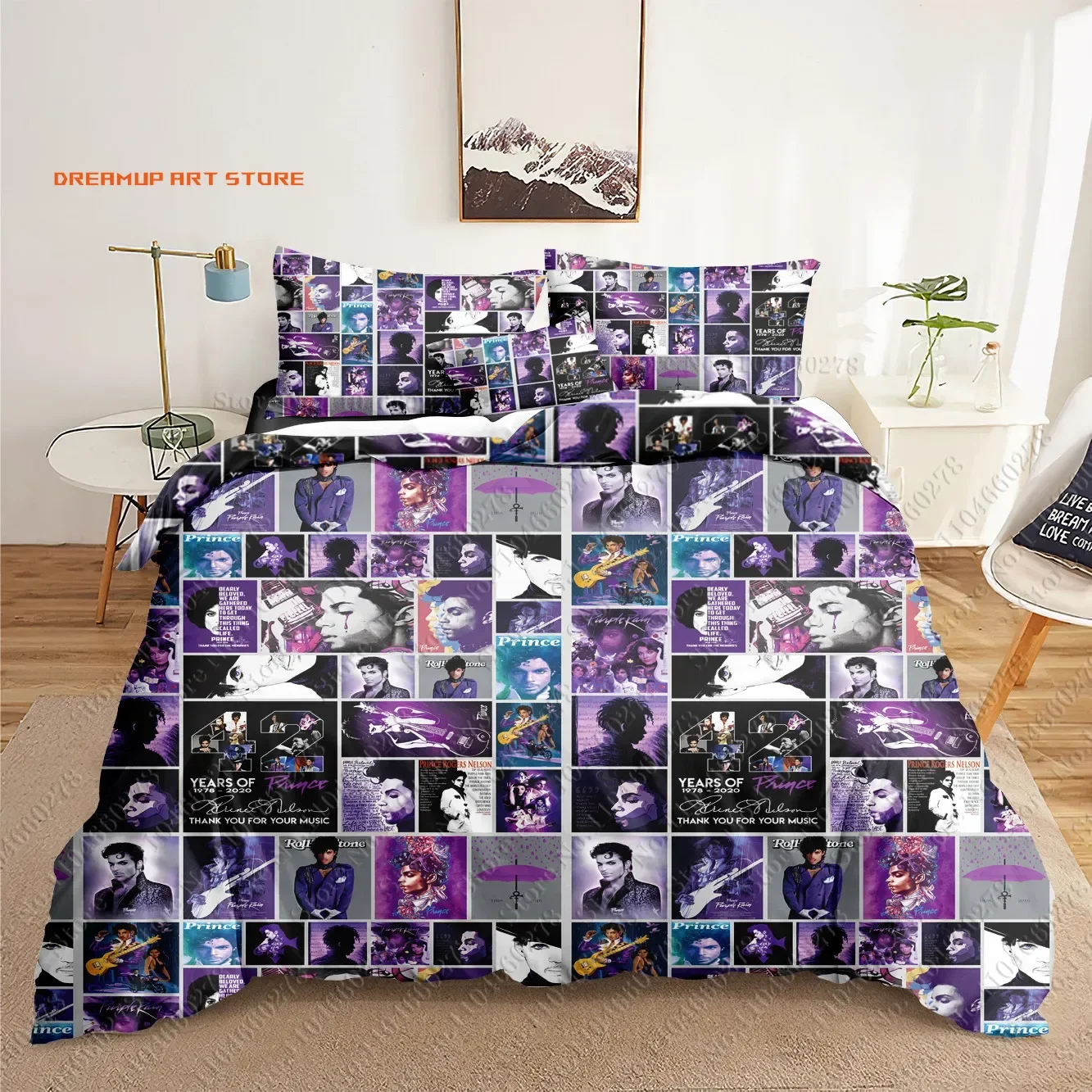 2026 Prince Rogers Nelson 3D Bedding Sets Print Duvet Cover Adults/ Children Bed Comforter Birthday Gift Dropshipping
