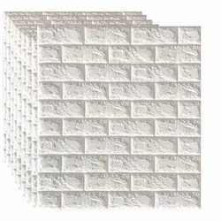 Papel tapiz autoadhesivo para el hogar, Panel de pared 3D, pegatinas de ladrillo para sala de estar, dormitorio, habitación de niños, 35x38,5 cm