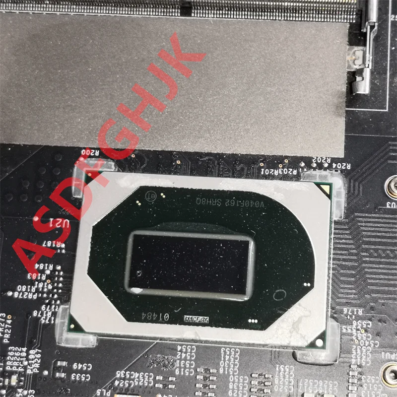 Original For MSI GF63 10SCSR-265CN MS16R4 Motherboard MS-16R4 MS-16R41 Ver1.0 GPU N18P-G62-A1 GTX1650MTI CPU I7-10750H Tested OK