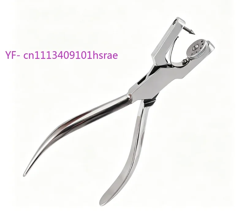 Dental Dam Perforator Hole Puncher Pliers Set, Rubber Dam Puncher Tools for Dentist