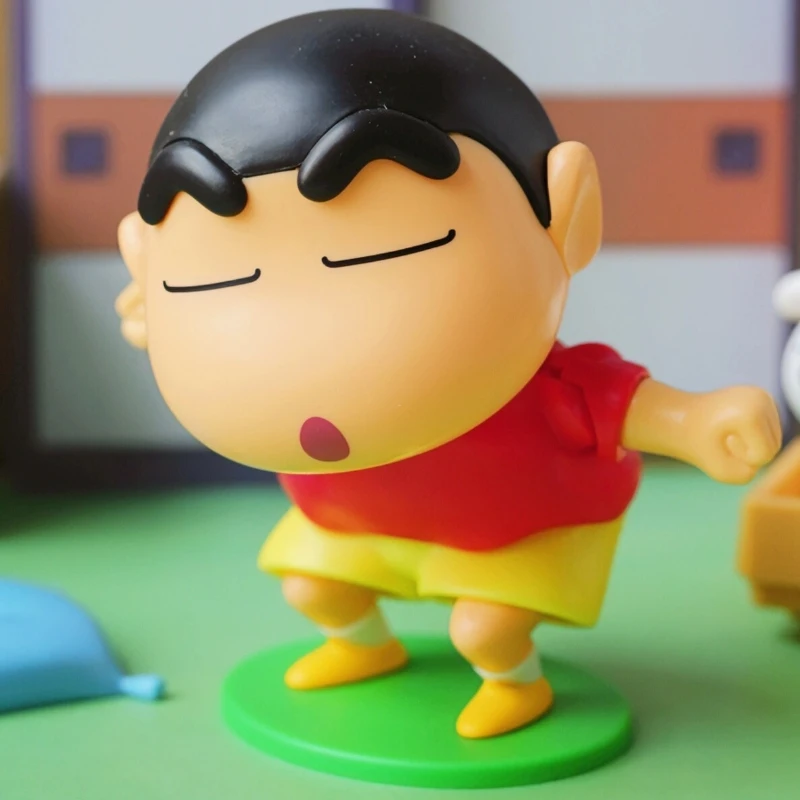 Crayon Shinchan Blind Box, Brinquedos Dinâmicos da Série Shin-Life, Caixa Misteriosa, Caixa Action Figure, Modelo Surpresa, Prenda de Aniversário