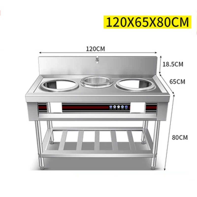 High pressure 120X65X80CM gas stove single double cooking stove