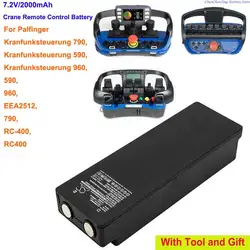 Cameron Sino 2000mAh bateria do Palfinger Kranfunksteuerung 590, Kranfunksteuerung 790, 960, EEA2512, RC400, RC-400