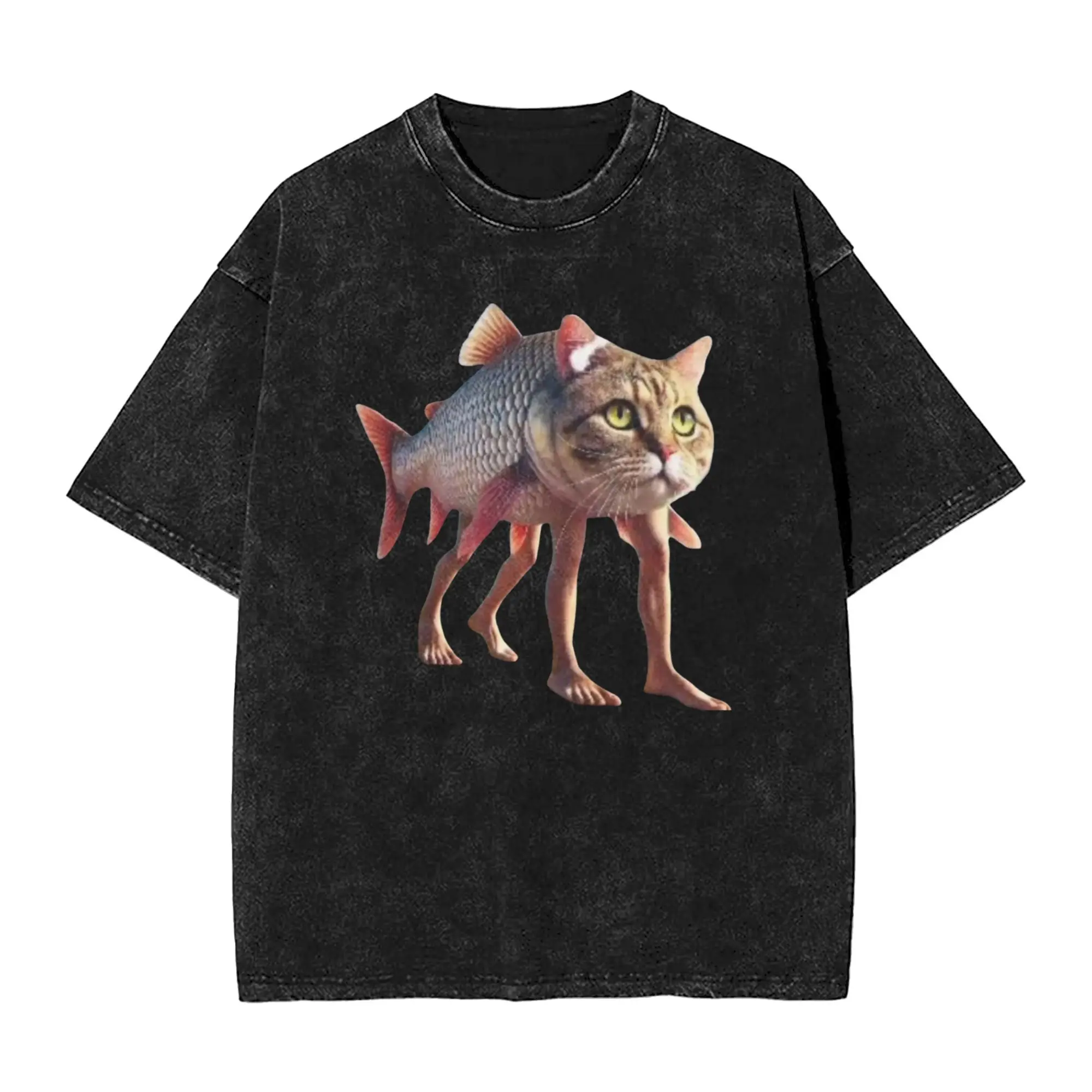 

Trulimero Trulicina Italian Brainrot T Shirts Men 100% Cotton Novelty T-Shirts Crewneck Tee Shirt Short Sleeve Clothes Unique