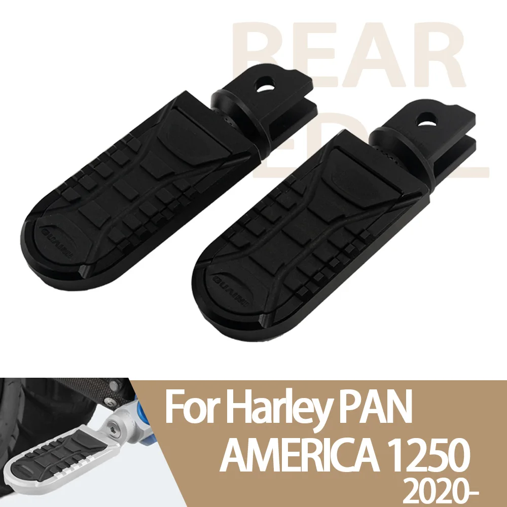 For Harley Davidson Pan America 1250 PA1250S Special 2020- Parts Motorcycle Front Rider Foot Pegs Pedals Rests Driver Floorboard