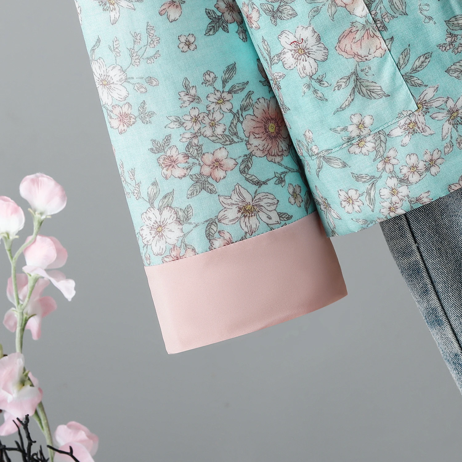 معطف Theened من القطن الخالص الدافئ ort Jaet للنساء شتاء جديد Sle مطبوع عليه زهور مناسب للتنقل بقصة مستقيمة طويلة Sve #5