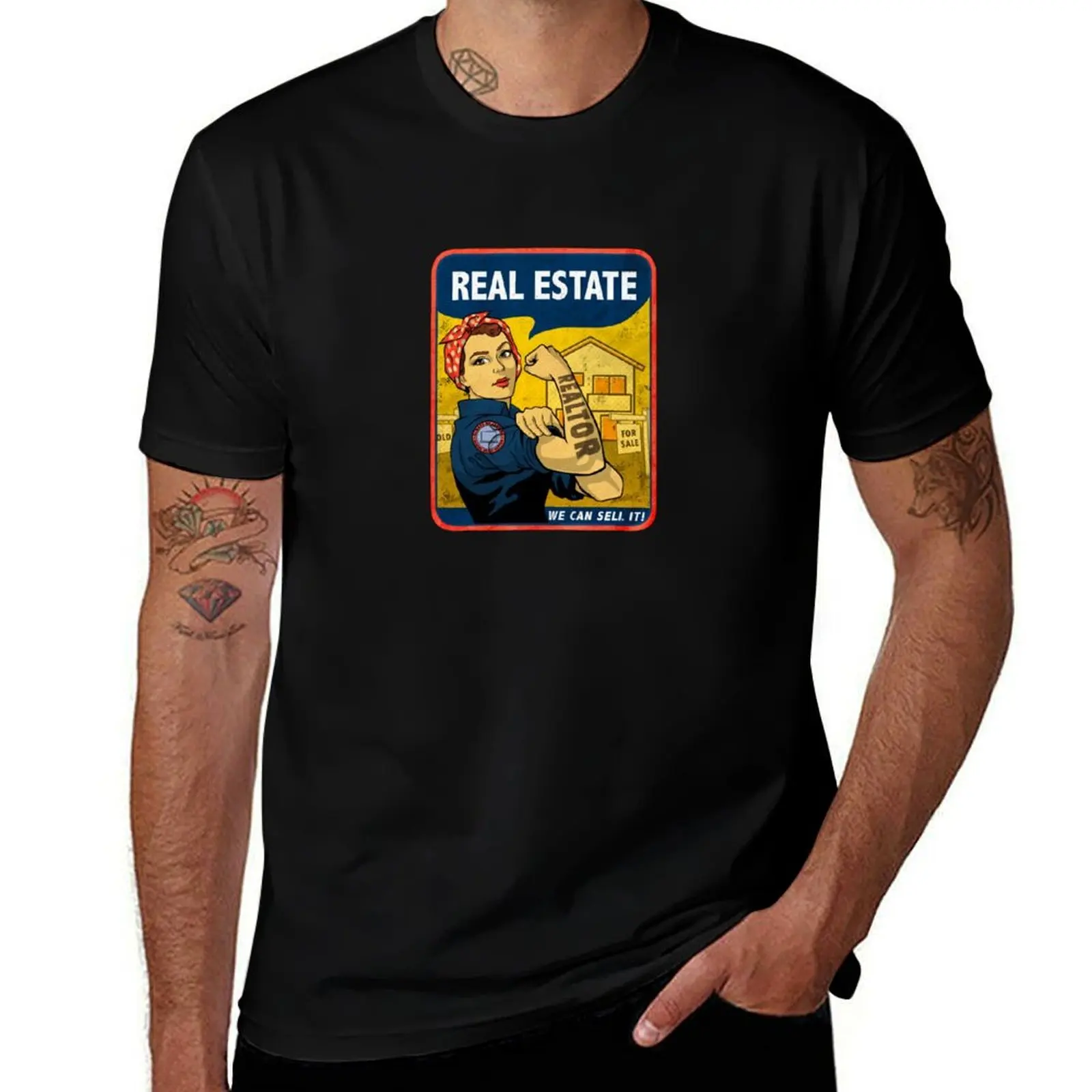 Rosie the Realtor T-Shirt Soft Anti-Shrink Cotton Tee