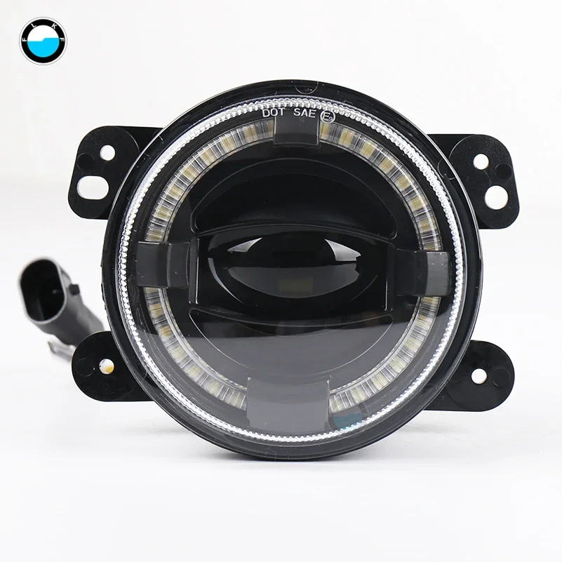 

4 Inch Led Fog Lights Headlight 30W Projector lens With Halo Fog Lamp For Jeep Wrangler JK TJ LJ Grand Cherokee 2 pcs