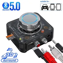 Bluetooth 5.0 Audio Receiver 3D Stereo Music Wireless Adapter TF Card RCA 3.5mm 3.5 AUX Jack For Car Kit Wired Speaker Headphone