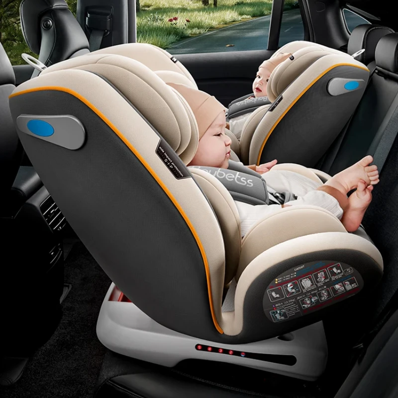 Child safety seat Car simple baby Baby can lie down Car use Newborn 0-2-3 -4-12 years old Universal