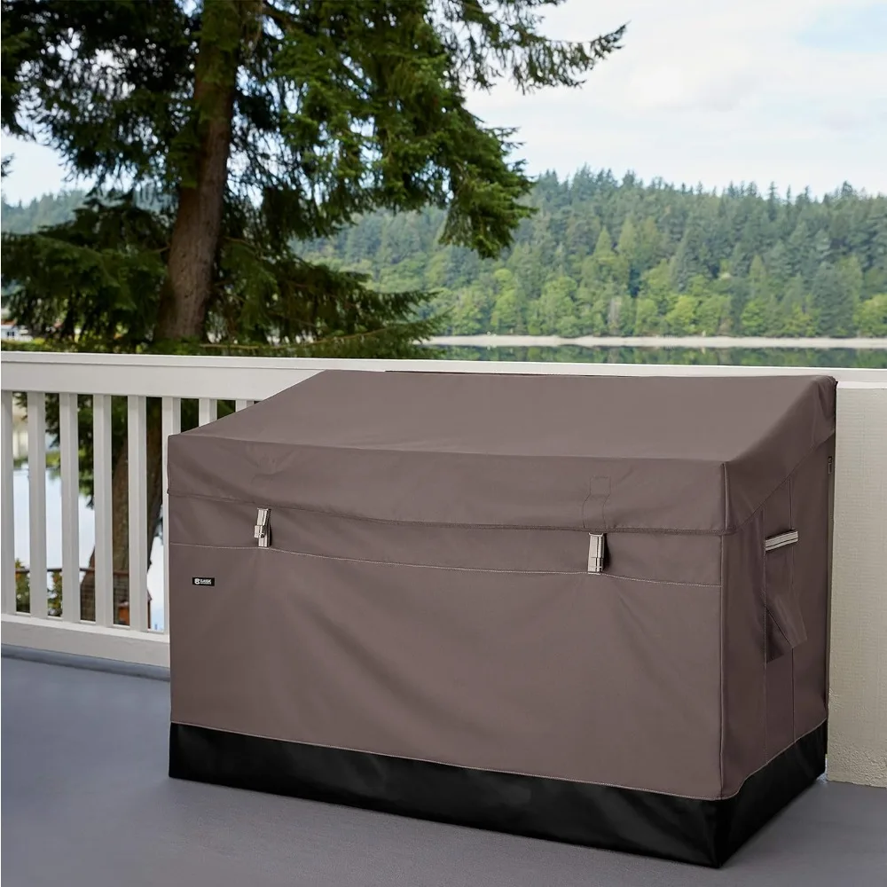 

Water-Resistant 162 Gallon Deck Box Storage Boxes and Organizers Storage Boxes Patio Furniture Covers Dark Taupe Freight Free