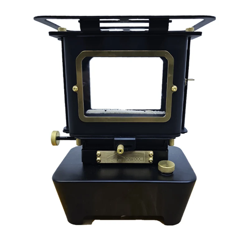 DANCHEL Portable Oil Lamp Stove Stainless Steel Camping Oil Lantern Stove Retro Flame Lamp for Outdoor Camping Boiling Oil Lamp