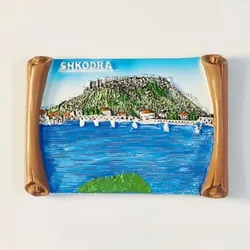 Albania Fridge Magnets Skadar lake Tourist Souvenirs Shkodër Tirana Fridge Stickers Home Decoration Wedding Gifts