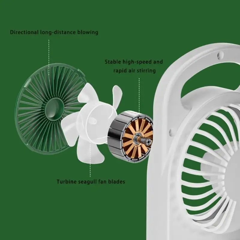 

Энергоэффективная USB Desk Fan 3 Speeds Technology Space Saving Design Home Office Essential N58d