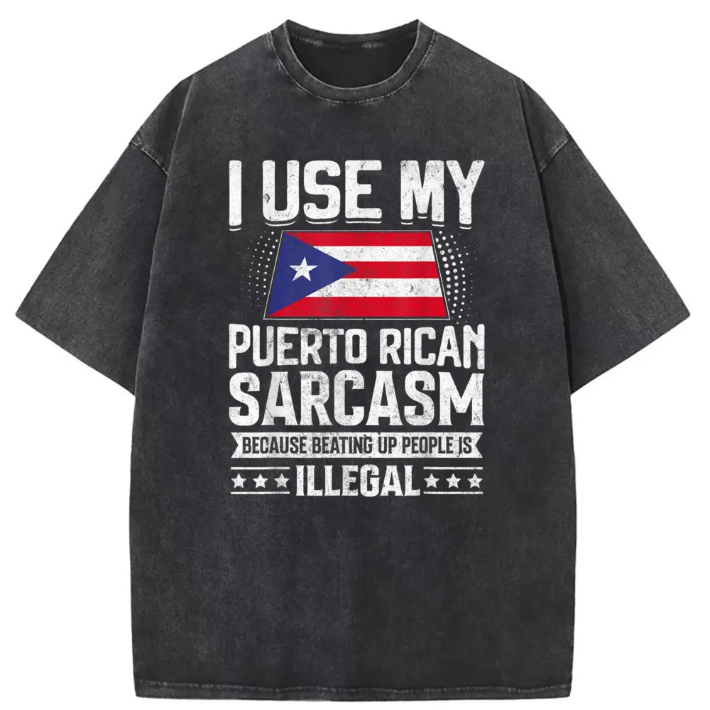 New Arrival Men's Tshirts Men Puerto Rican Shirt Funny National Outdoor Sweatshirts Long Sleeve Crazy Sportswears Clothing