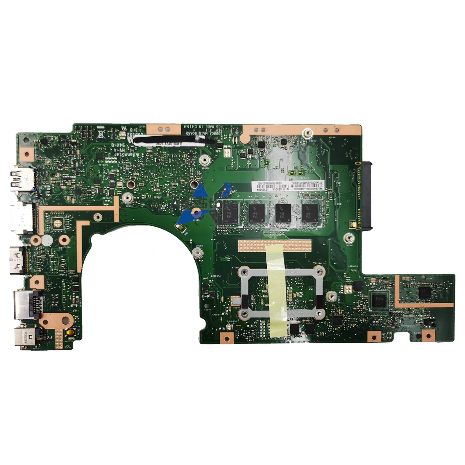 S300CA  otebook Mainboard For ASUS Vivobook S300CA S300C S300 Laptop Motherboard i3 i5 i7 4GB/RAM MAIN BOARD TEST OK