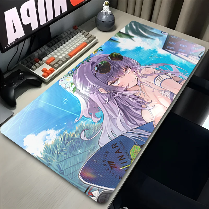 

Gaming Mouse Pad Blue Archive Yuuka Office Carpet Mouse Mats Gamer Rug Desk Accessories Computer Table Pads PC carpet Mousepad