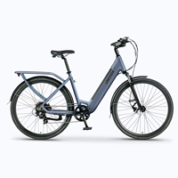 [EU Direct] 28 Inches e-Bike, Electric Bike, E-City Bike, 13Ah Removable Battery,City Bike with Pannier Rack for Commuters