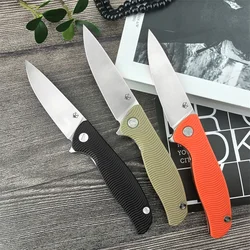 Wild Bear Head Folding Knife Hunting Tactics Nylon Fiber Handle Collection Gift for Men EDC Fishing Folding Knife