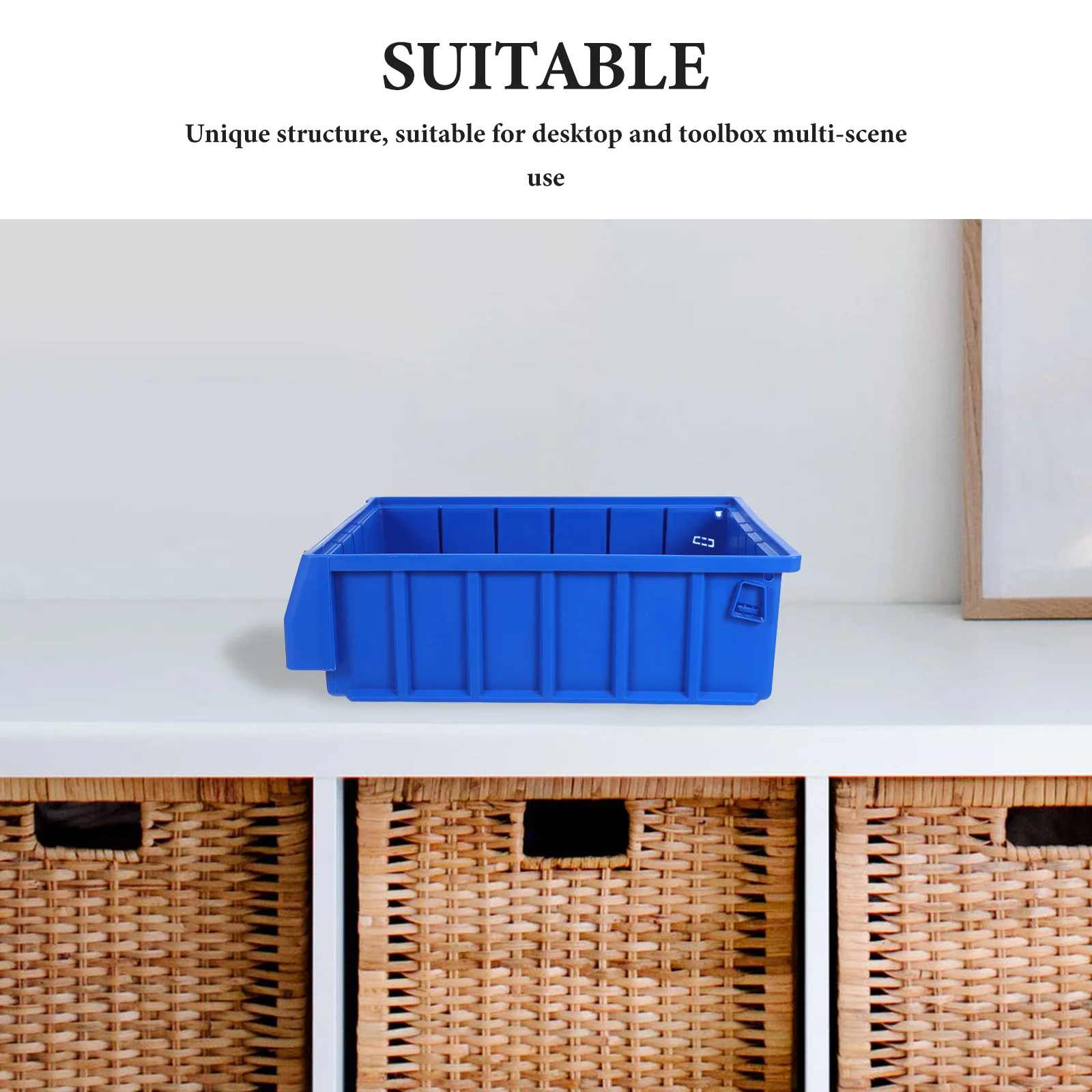 Small Parts Storage Box Plastic Compartment Organizer For Screws Nuts Hardware Craft Portable Tool Case Transparent Grid