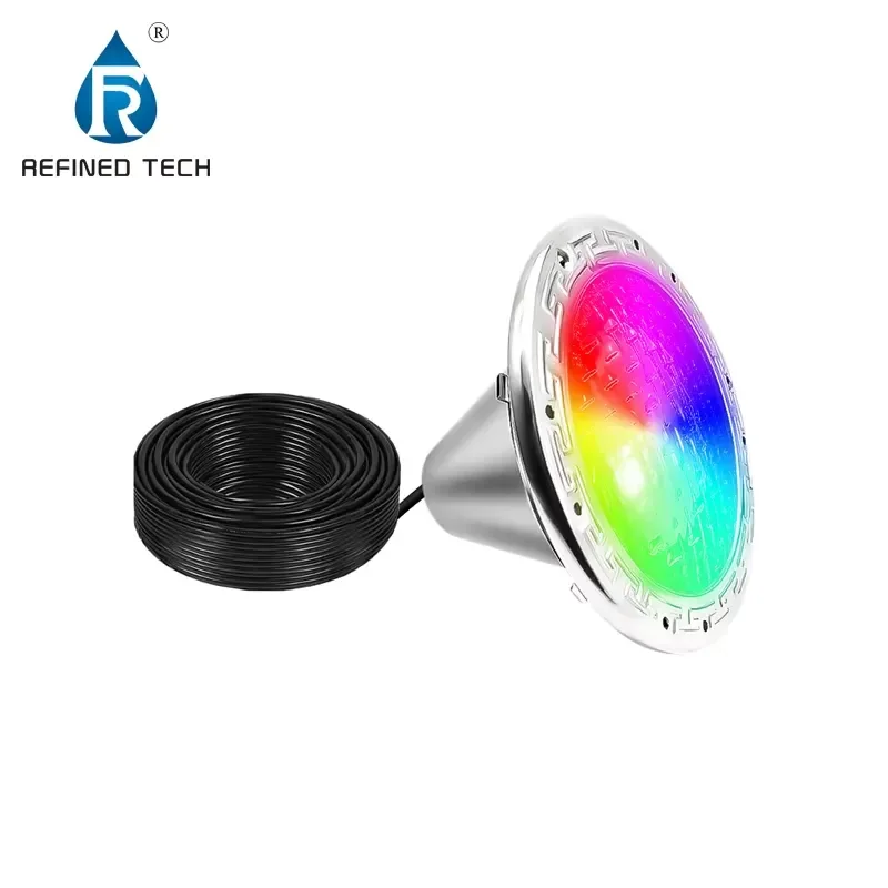 Refined 10 Inch Pentair Amerlite APP Controlled 12VAC Color Changing RGB PC Landscape Pool Lighting Replacement Fixture